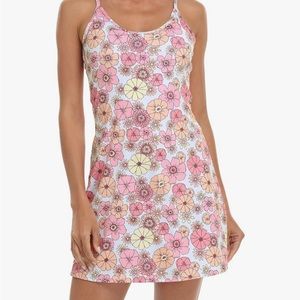 Floral Workout Exercise Dress Pink NWT